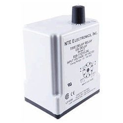 R28-11A10-120L NTE Electronics Time Delay Relay, 120VAC 10 Amp,1.8 to 180 sec.