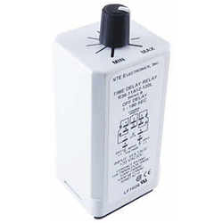 R36-11A12-120K NTE Electronics Time Delay Relay, 120VAC 12 Amp, 0.1 to 10 sec.