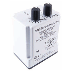 R38-11A10-120L NTE Electronics Time Delay Relay, 120VAC 10 Amp, 1.8 to 180 sec.