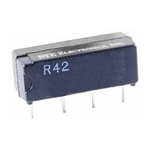 R42-1D.5-6 NTE Electronics Reed Relay, 6 Volt DC, .5 Amp