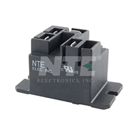 R45-1D30-12F NTE Electronics Industrial Printed Circuit Mount, 30 Amp Relay for use in Machinery, Major Appliances, and Air Conditioning Controls.