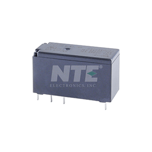 R49-11D8-12 NTE Electronics Relay, DPDT 8 Amp 12VDC, PC Mountable Low Profile