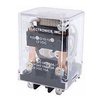 NTE Electronics R50-11D10-24C Relay, 10 Amp DC 24V Dual