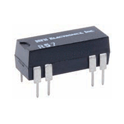 R57-5D.25-5/6D NTE Electronics Reed Relay, 5/6 Volt DC .25 Amp Dual In-Line Package with ClAmp Dual In-Line Packageing Diode