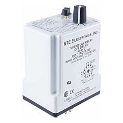 R61-11AD10-12 NTE Electronics Time Delay Relay, 12 Volt AC or DC, 10 Amp