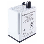 R62-11AD10-12 NTE Electronics Time Delay Relay, 12 Volt AC or DC, 10 Amp