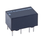 NTE Electronics R72-11D1-12C Relay, 12 Volts DC, 1 Amp, DPDT, Latching Type