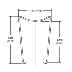 NTE Electronics R95-020 Relay Hold Down Clip