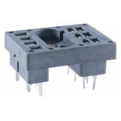 NTE Electronics R95-102 Relay Socket, 10 Pin Blade Type