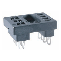 NTE Electronics R95-103 Relay Socket, 10 Pin Blade Type