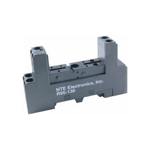 NTE Electronics R95-130 Relay Socket, 5 Pin Slim Line