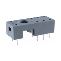NTE Electronics R95-132 Relay Socket, 8 Pin Slim Line