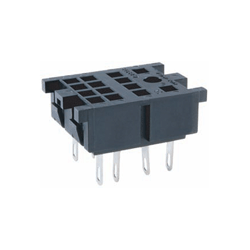 NTE Electronics R95-148 Relay Socket, 8 Pin Blade Type