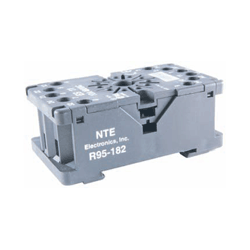 NTE Electronics R95-182 Relay Socket, 11 Pin Octal