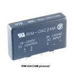 NTE Electronics RIM-OAC24AM Relay, Slim Line Output Module 24 Volts AC