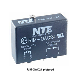 NTE Electronics RIM-ODC15 Relay, DC Output Module 15 Volts DC