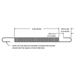 NTE Electronics RLY9010 Relay Hold Down Spring