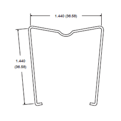 NTE Electronics RLY9011 Relay Hold Down Clip for NTE Relays RLY9134 and RLY9135