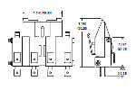 NTE Electronics RLY9184 4 Auxiliary Switches for Reversing Contactor Applications - RLY700 Series