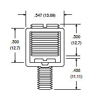 NTE Electronics RLY9202 Box Lug for RLY600 Series Contactors