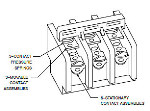 NTE Electronics RLY9203 Replacement Contacts for RLY600 Series Contactors