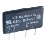 NTE Electronics RS5-1D5-21R Relay, Solid State, PC Board Mount, 5  Amp  SPST-NO., Random Turn-On