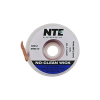 SW02-10 NTE Electronics Solder Wick No Clean #4 Blue 10ft .098 Inch Width