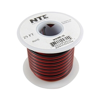 W182BR-25 NTE Speaker Wire 18/2 Black & Red Stranded 25ft. by NTE Electronics