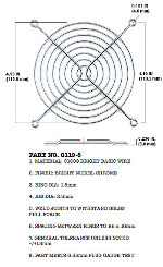 G119-8 Orion Fans 127mm Metal Fan Guard Knight Electronics