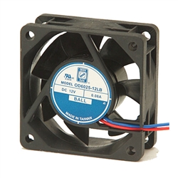 Orion OD6025-12HB Cooling Fan 12VDC - 60 x 25mm - 2.36" x 1" High Speed