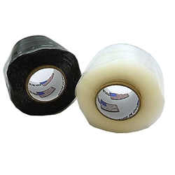 12-3424 Philmore Self-fusing Silicone Rubber Tape - Black & Clear