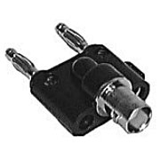 2382 Philmore BNC Female to Dual Banana Plug Adaptor