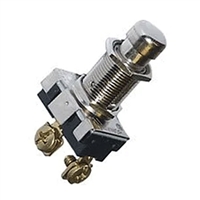30-1426 Philmore Push Button Switch, Heavy Duty Utility AC, SPST, OFF-(ON) | Philmore Electronics