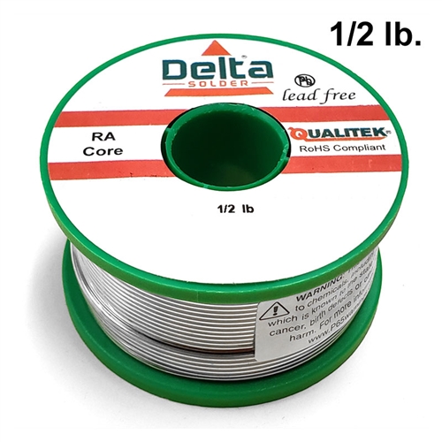 50-94518 Philmore Wire Solder Rosin Core RA300 <b>Lead Free</b> Dispenser <b>1/2 lb. Roll</b> - 96.5/3.0/.05 (Tin/Silver/Copper) - 18 gauge (.050)