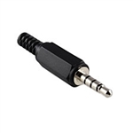 70-047 Philmore Mini Phone Plug, 4-Conductor 3.5mm In-line