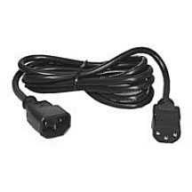 70-254 Philmore Computer Power Extension Cord, Shrouded Male to Molded Female 6ft.