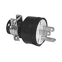 8520 Philmore AC Plug, 3-Wire Rubber