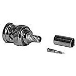 973 Philmore BNC Connector, Male 3-Piece Crimp for RG62 & RG59 PVC