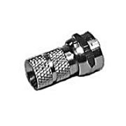 FC59C Philmore F Connector, Twist-On for RG59 Nickel Plated