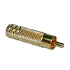 MDL2 Philmore RCA Plug Audio Connector for RG-58 & RG-59, Twist-On Solderless, Fully Shielded, Gold Plated