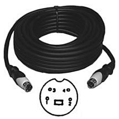 VHS46 Philmore S-Video S-VHS Cable, 4-pin Male to Male, 6ft.