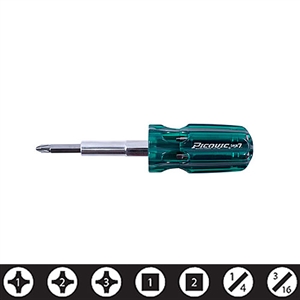 08127B Picquic DASH 7 Instant bit-change Multi-Screwdriver Tool