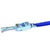 100022C Platinum Tools Shielded EZ-RJ45 Connectors for CAT5e & CAT6 with External Ground - 50/pkg