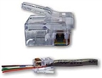 Platinum Tools 100026 EZ-RJ12/11 Connectors - 50/pak