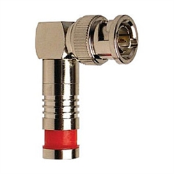 Platinum Tools 18043 BNC Right-Angle SealSmart Coaxial Compression Connectors for RG59 - 3/pkg