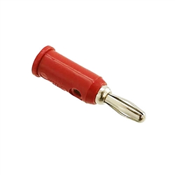 1325-2 Pomona Electronics Solderless Stackup Banana Plug, 10 Per Package, Red