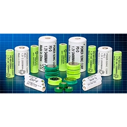 Powersonic PS-CXF Nicad Battery 1.2v 2500mah Rechargeable C Cell High Capacity Rapid Charge