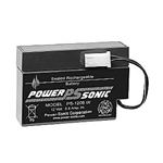 Powersonic PS-1208WL SLA Battery 12v .8ah Rechargeable Sealed Lead Acid