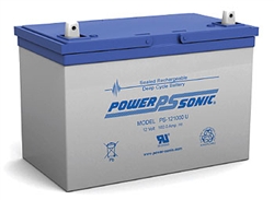 Powersonic PS-121000 SLA Battery 12v 100ah Rechargeable Sealed Lead Acid