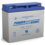 Powersonic PS-12180F2 SLA Battery 12v 18ah Rechargeable Sealed Lead Acid
